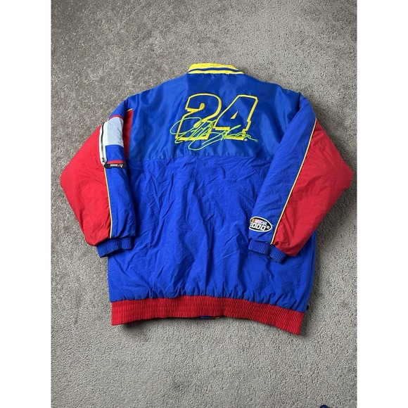 Vintage Racing Jacket 90s Chase Authentics DuPont Jeff Gordon #24 NASCAR, Size M - Picture 2 of 11